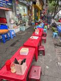 Street dining in Hanoi