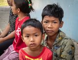 Boys in village in Kampong Cham