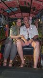 Night Tuk tuk ride through Phenom Penh