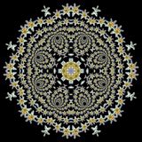 Kaleidoscopic picture created with a widflower seen in March