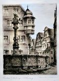 <br>Bob Skelton<br>January 2023<br>Evening Favourites - Re-Do a Vintage Photo<br>Rothenburg Fountain of St. George - After - 2nd