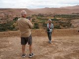On top of Ksar Ait Ben Haddou