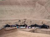 Shops below the viewpoint for Ksar Ait Ben Haddou