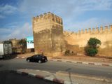 The wall of the old city in Fes
