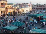 Late evening at Jemma El-Fna square