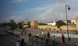 The wall of the medina in Fes