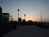 Sun sets in Tangier