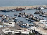 Port of Tangier from wall of fort