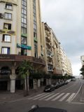 An empty road in Tangier