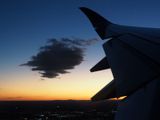 Cloud at sunset