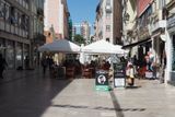 Lunchtime in the towncenter in Coimbra