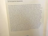 Information inside the synagogue at Tomar