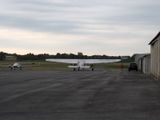 Ford 5-AT-B Trimotor departing to its parking area