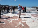 On the promenade next to the Monument of the Discoveries