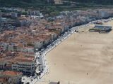 Looking down on the lower section of Nazare
