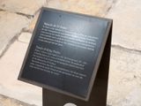 Sign for the tomb of King Pedro - Alcobaca Monastery