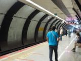 The subway platform