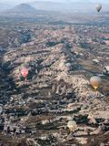 Floating over Cappadocia