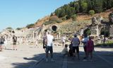 Entering the area of the ruins of Ephesus
