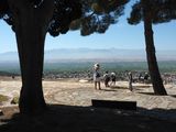 View of the valley from Pamukkale