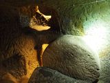 Blocking access between levels with a basalt wheel