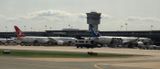 Back home in Dulles Airport