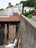Pathway to the lower section of town
