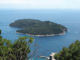 Lokrum Island from the Mount Srd Trail