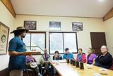 Coffee sampling at Monteverde Cafe