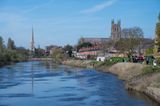 River, cathedral and St. Andrews Spire