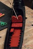 Seteputer og annet er skret ut i balsa