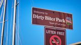 Dirty Biter the Dog Statue