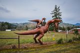 Rusty Metal Dinosaurs & Bigfoot