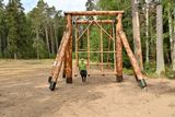 An enormous swing