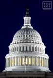 U.S. Capitol Dome at Night