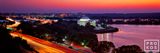 Panoramic View of Jefferson Memorial at Dusk