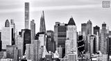 Midtown Manhattan Skyscrapers (B&W)
