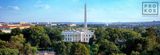 Panoramic View of The White House and National Mall, Washington DC