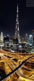 Burj Khalifa Night Panorama I