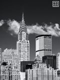 Chrysler Building and Midtown Manhattan (B&W)
