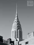 Chrysler Building Spire with Rooftops