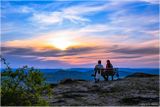 At sunset