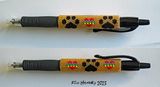 Pen Wrap Paw Prints & Rainbow Hearts