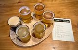 Flights from Alvarado Brewery & Bistro in Carmel, CA