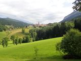 Hillside village