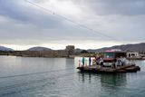 Butrint National Archaeological Park,, Ferry to Triangular Venetian Castle