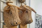 Cordoba Wicker Bull Heads