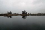 View on Elbe River from our balcony in Wittenberg, Germany
