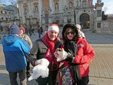 Sandor, our tour guide for Poland, sprung for pretzels for the group
