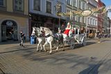 One of many carriages in Krakow, Poland
